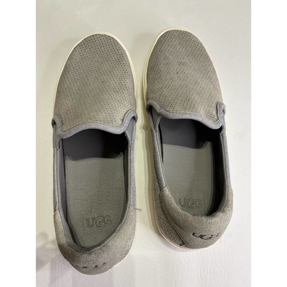 UGG Abies Perforated Slip-On Sneaker Size:8.5 Gray - Picture 6 of 7